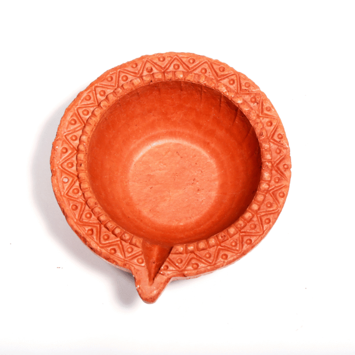 Traditional Brass Diya for Pooja (Oil Lamp) - Image 3